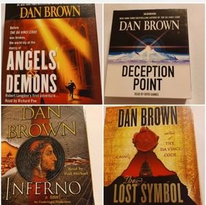 Audiobooks Lot of 4, Dan Brown